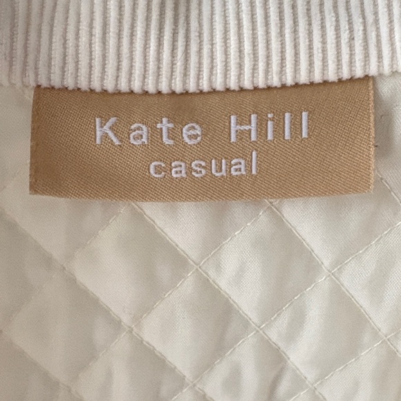 Kate Hill Cream Quilted Vest - Picture 3 of 7